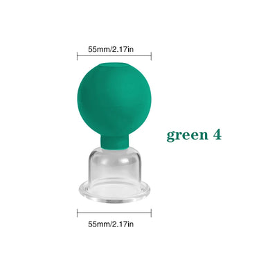 Face Massager Vacuum Cupping Cups Rubber