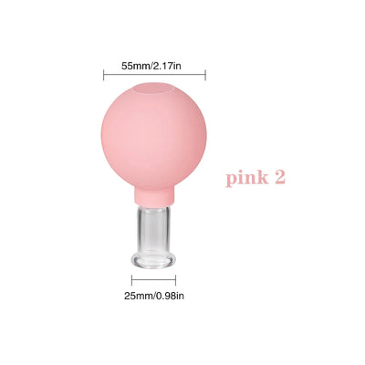 Face Massager Vacuum Cupping Cups Rubber