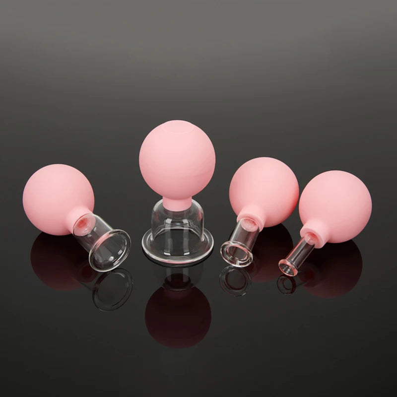 Face Massager Vacuum Cupping Cups Rubber
