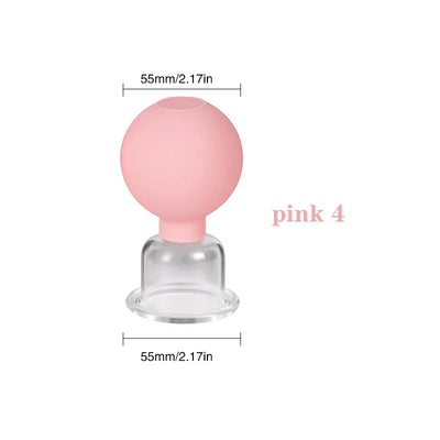 Face Massager Vacuum Cupping Cups Rubber