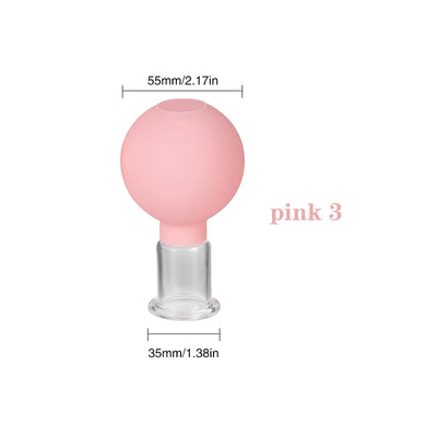 Face Massager Vacuum Cupping Cups Rubber