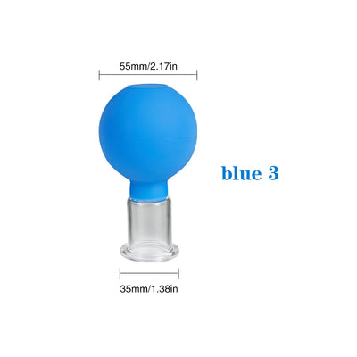 Face Massager Vacuum Cupping Cups Rubber