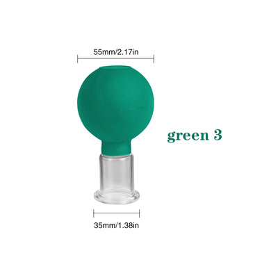 Face Massager Vacuum Cupping Cups Rubber