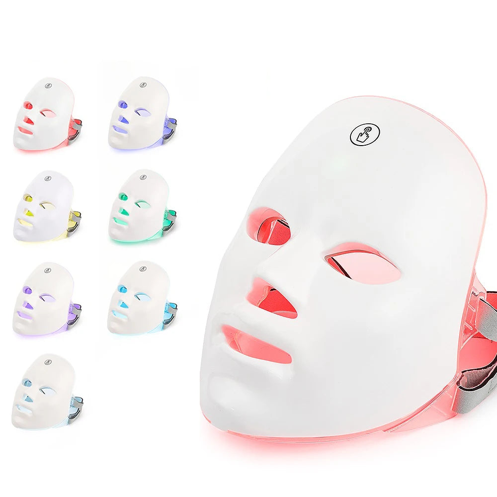 Rechargeable Facial LED Mask Colors LED Photon