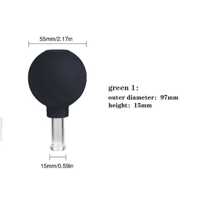 Face Massager Vacuum Cupping Cups Rubber