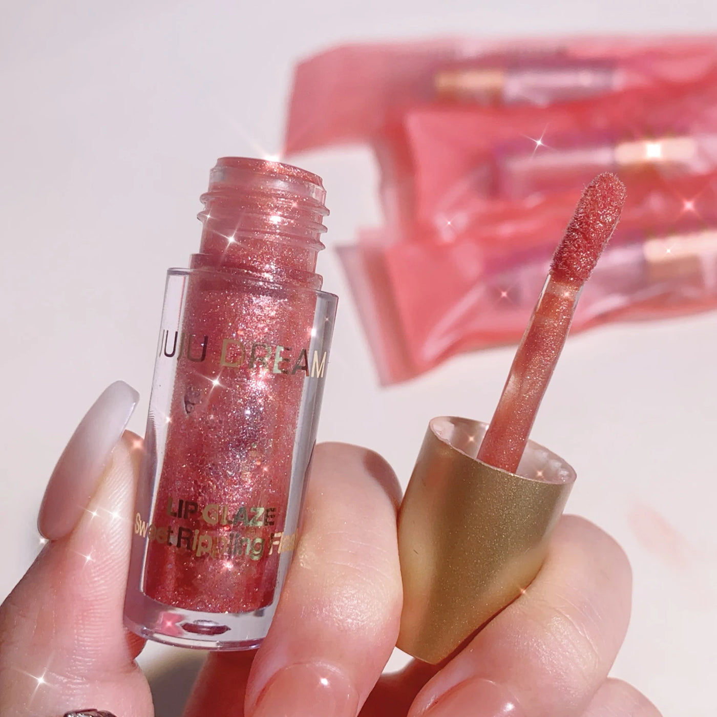 Sweet sparkling lip glaze mirror lip shine light