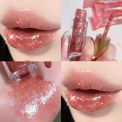 Sweet sparkling lip glaze mirror lip shine light