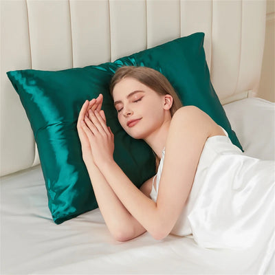 Solid Mulberry Silk Pillow Case Hair Skin Protect