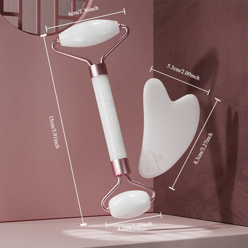 Face Massager Roller Guasha Board Resin