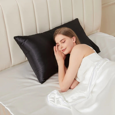 Solid Mulberry Silk Pillow Case Hair Skin Protect