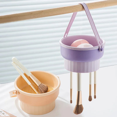 Makeup Brush Cleaning Bowl Beauty Egg Cleaning