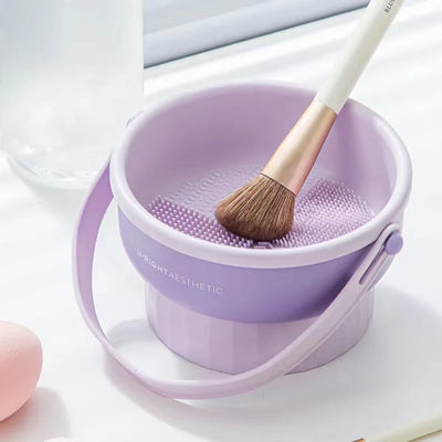 Makeup Brush Cleaning Bowl Beauty Egg Cleaning
