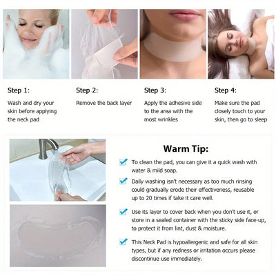 Reusable Silicone Care Neck Pad Neck Tape