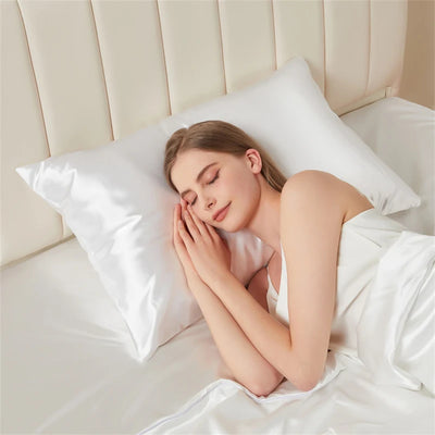 Solid Mulberry Silk Pillow Case Hair Skin Protect