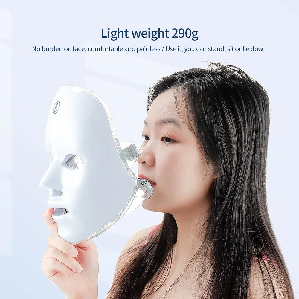Rechargeable Facial LED Mask Colors LED Photon