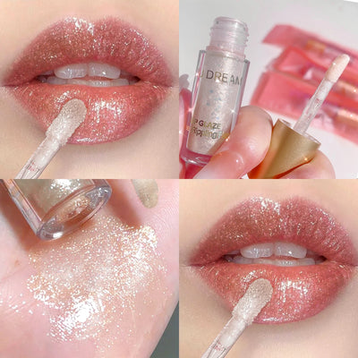 Sweet sparkling lip glaze mirror lip shine light